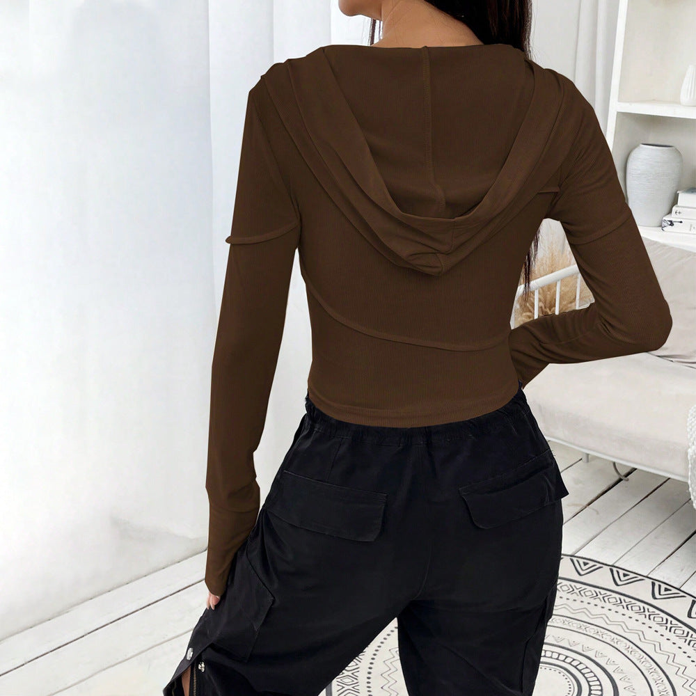 Street Fashion V-Neck Sweatshirt For Women