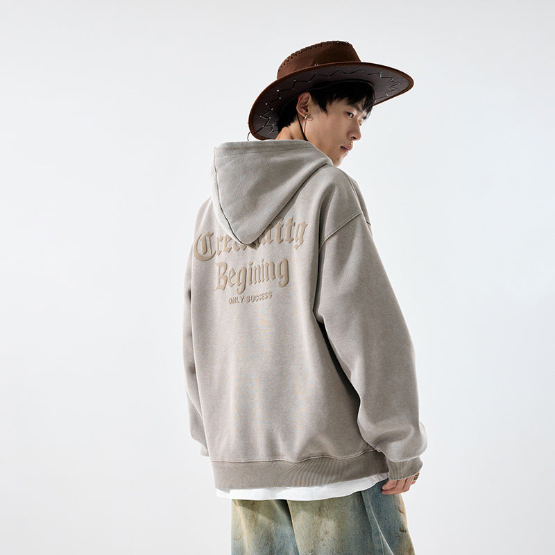 Hoodie men's printed letter hoodie