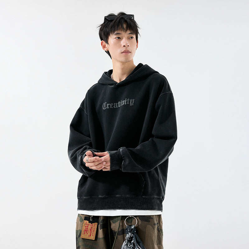 Hoodie men's printed letter hoodie