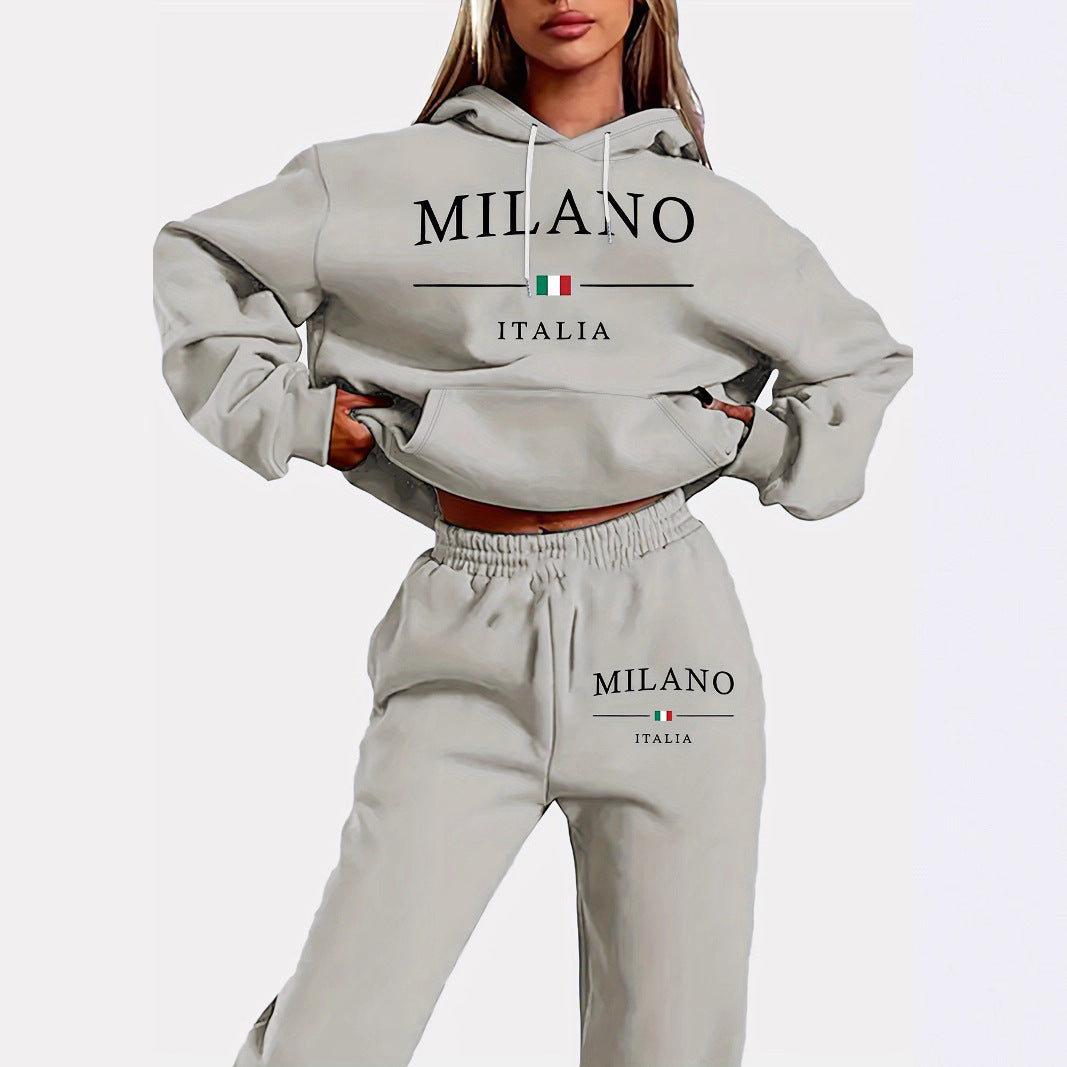 Hoodie and Sweatpants Set for Men and Women