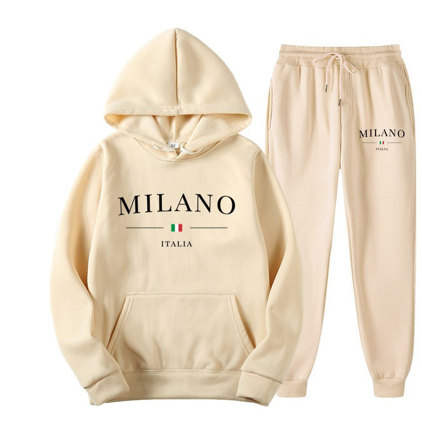 Hoodie and Sweatpants Set for Men and Women