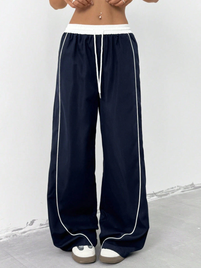 Spring and Summer Fashionable Style Black Sports Pants for Women