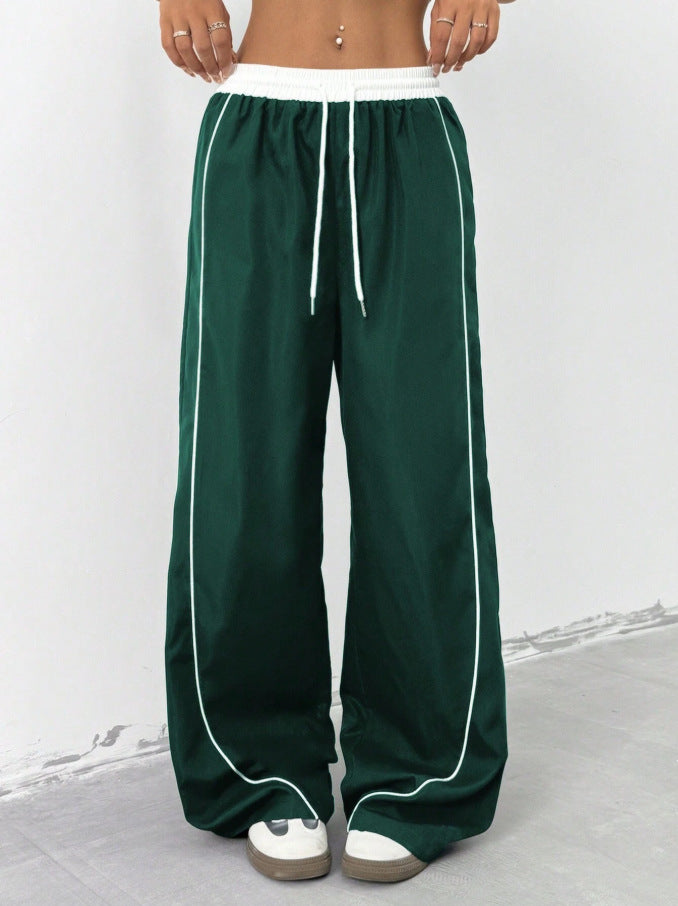 Spring and Summer Fashionable Style Black Sports Pants for Women