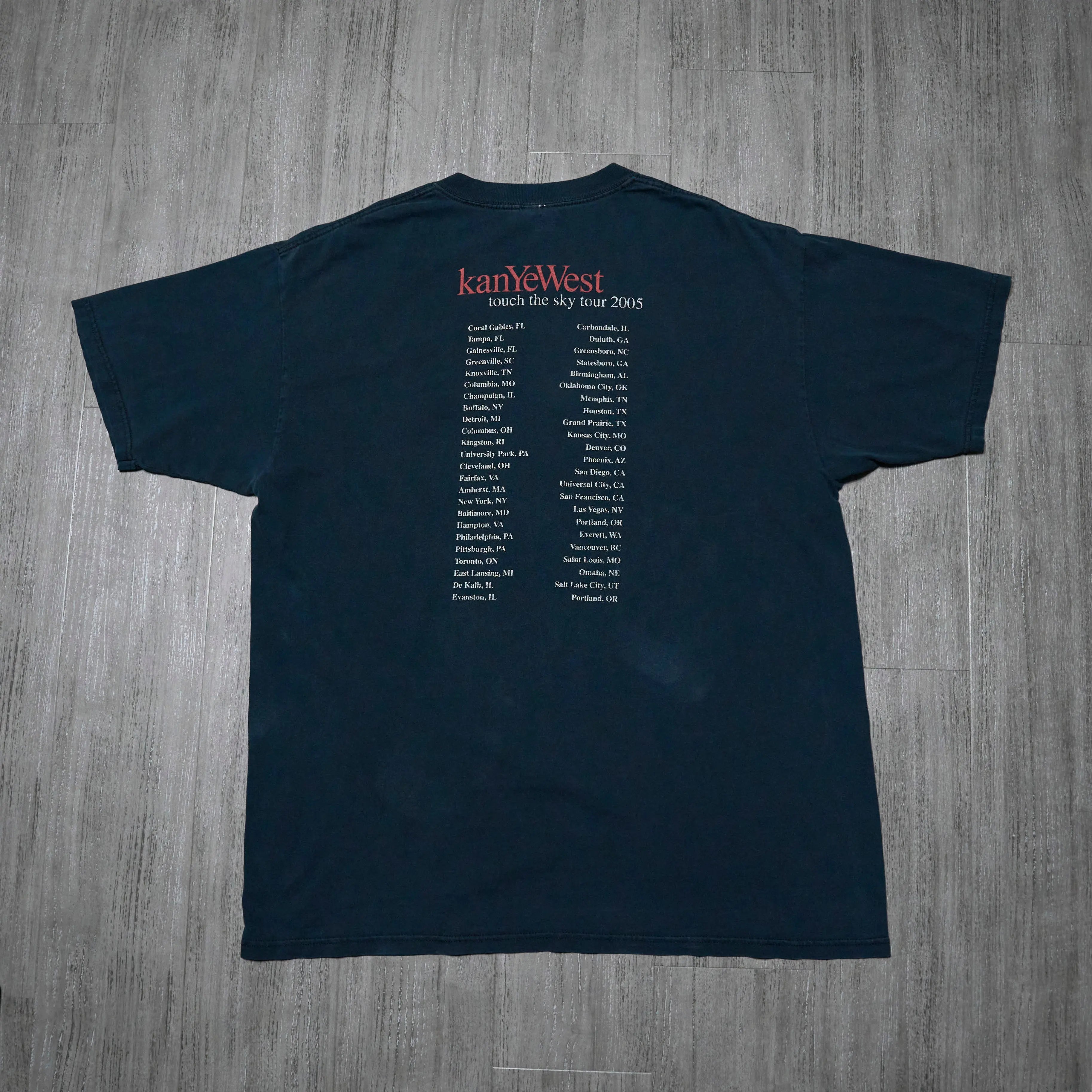 Kanye West Late Registration Bear Graphic T-shirt