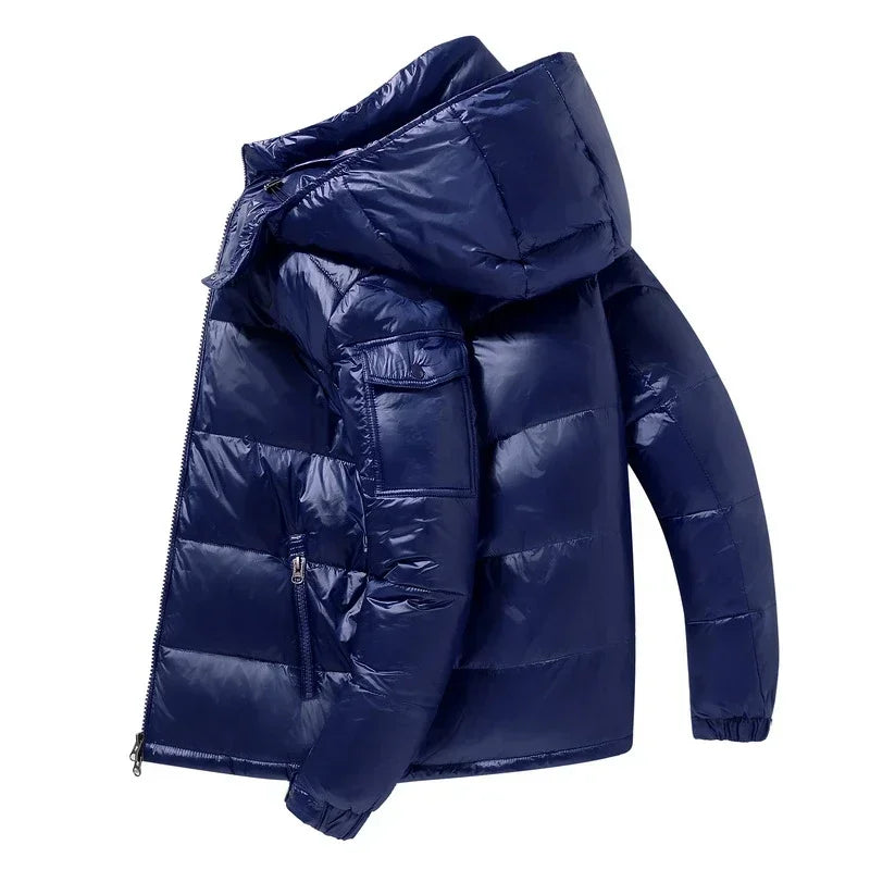 Men Shiny Puffer Jackets