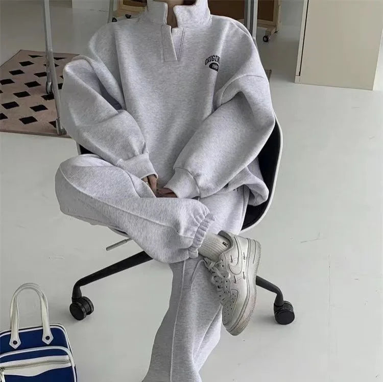 Women's Fleece Lined Hoodie And Pants Set