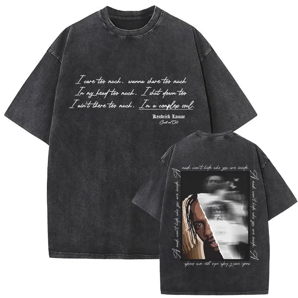 Vintage Summer unisex Hip Hop Oversized Street T Shirt