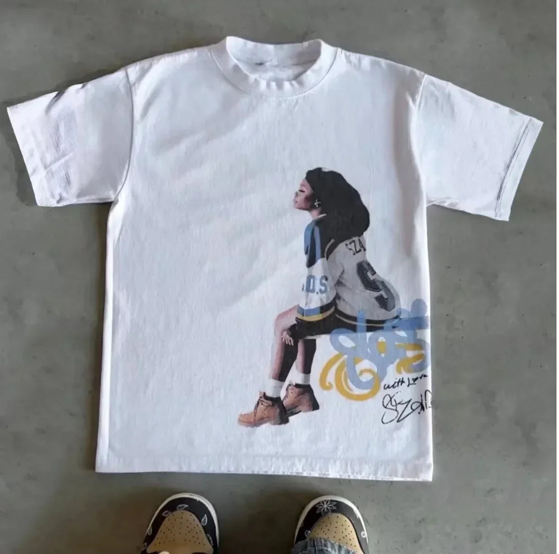 Vintage Casual Unisex Tshirts Short Sleeve