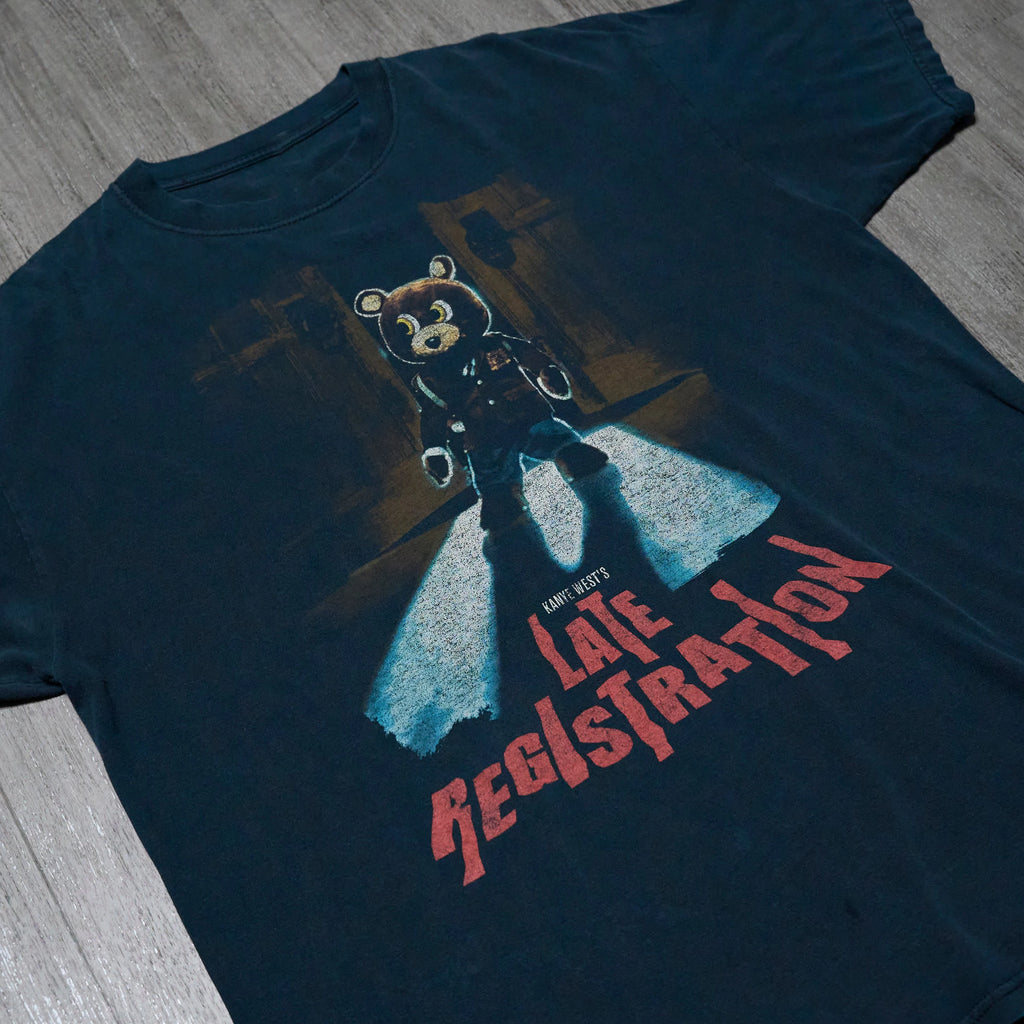 Kanye West Late Registration Bear Graphic T-shirt