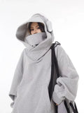 Jacket High Collar Hooded Sweatshirt for Women