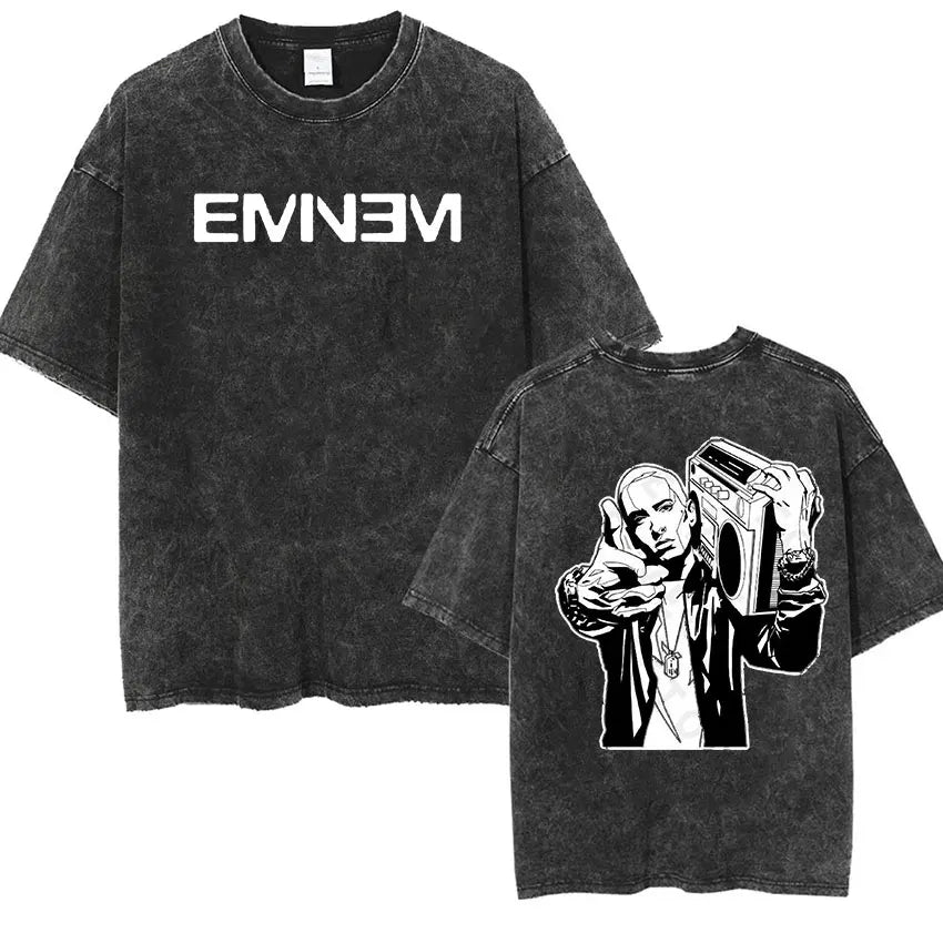 Graphic Vintage Washed Oversized T-shirt Unisex