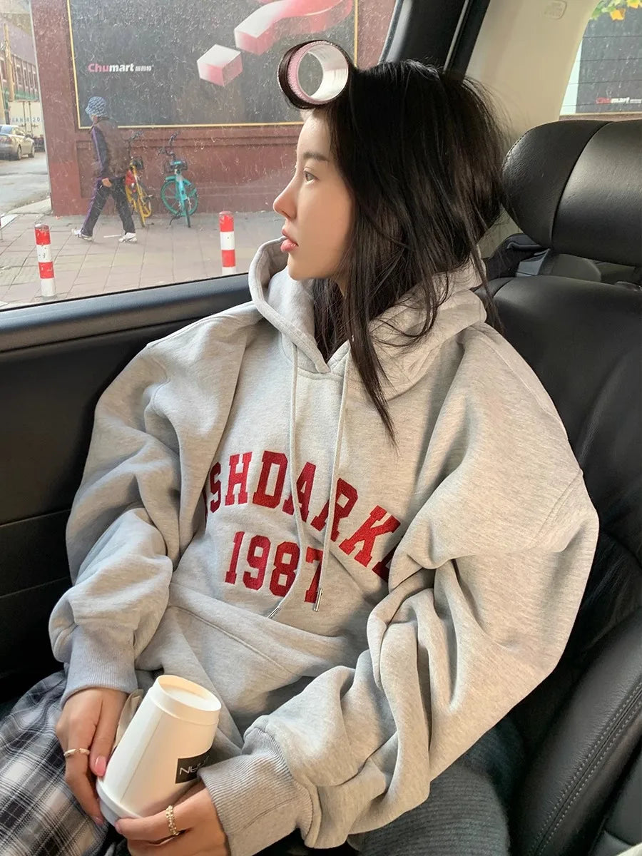 American Medium Loose Heavy Hoodie