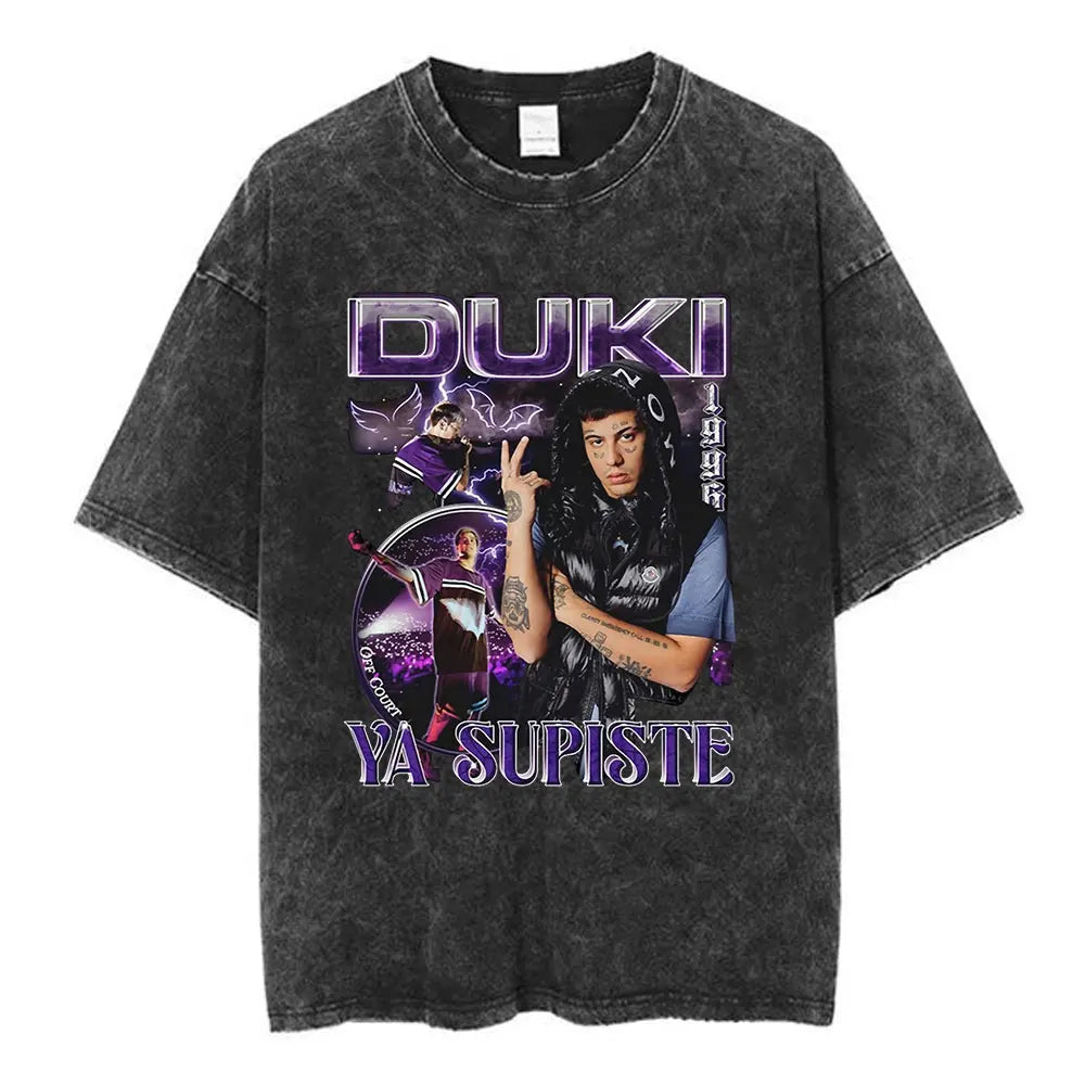 Graphic Washed T-shirt Unisex Oversized Vintage Short Sleeve
