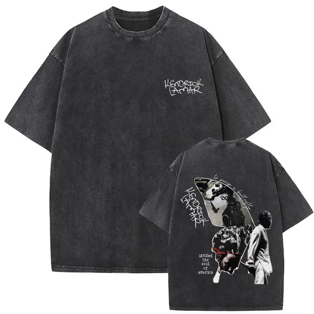 Vintage Summer unisex Hip Hop Oversized Street T Shirt
