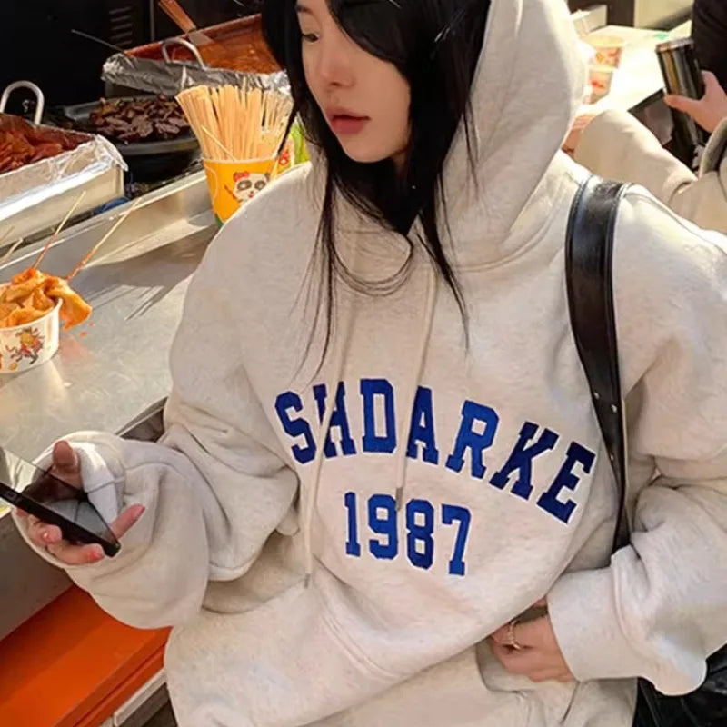 American Medium Loose Heavy Hoodie