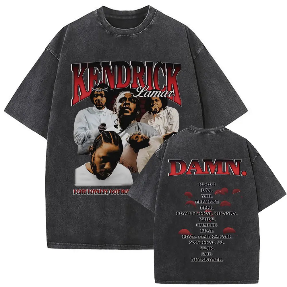 Vintage Summer unisex Hip Hop Oversized Street T Shirt