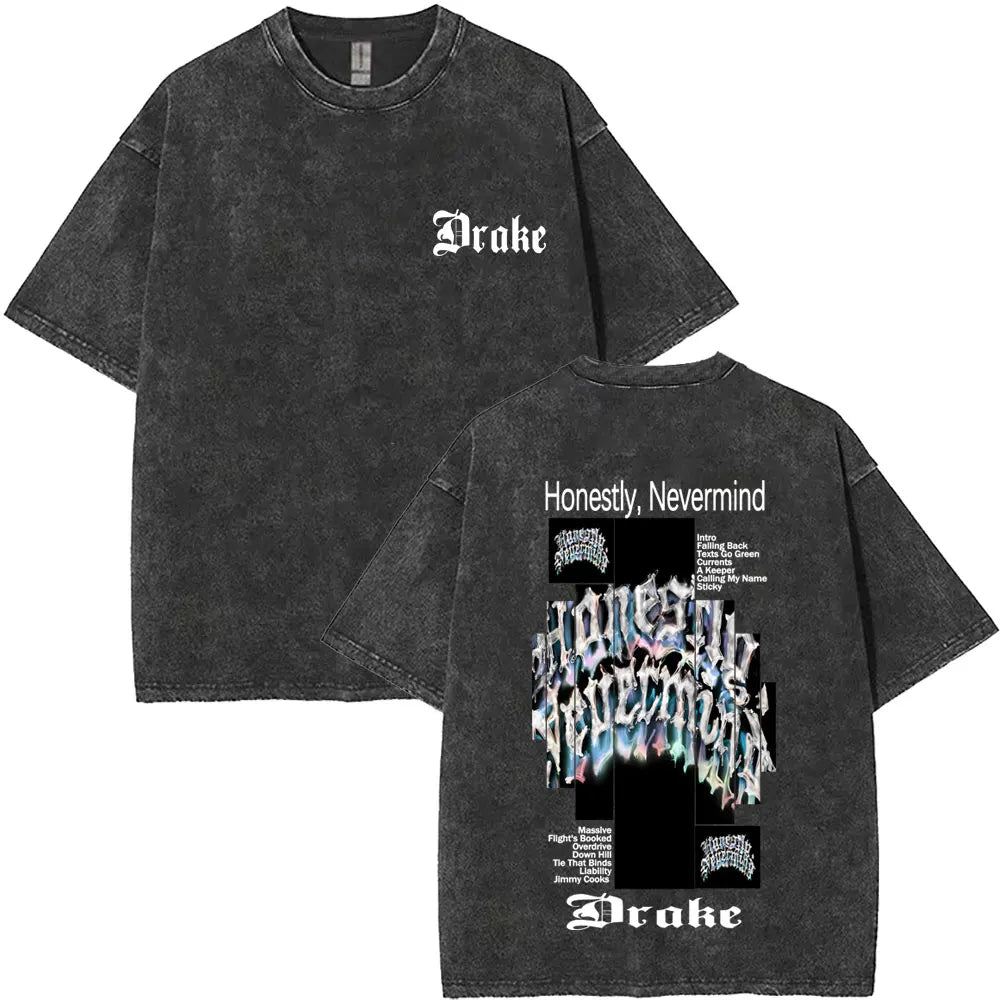Unisex Washed Vintage Graphic T-shirt