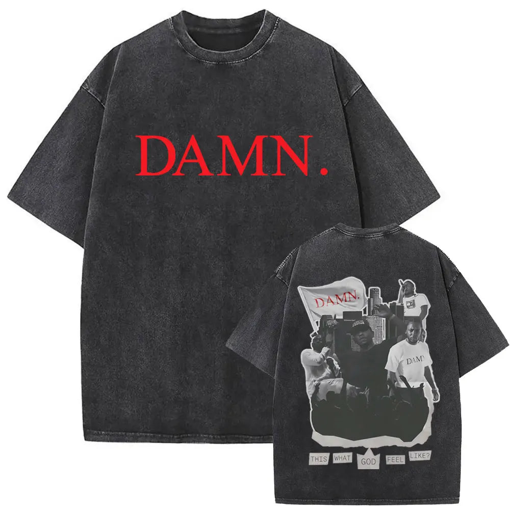 Vintage Summer unisex Hip Hop Oversized Street T Shirt