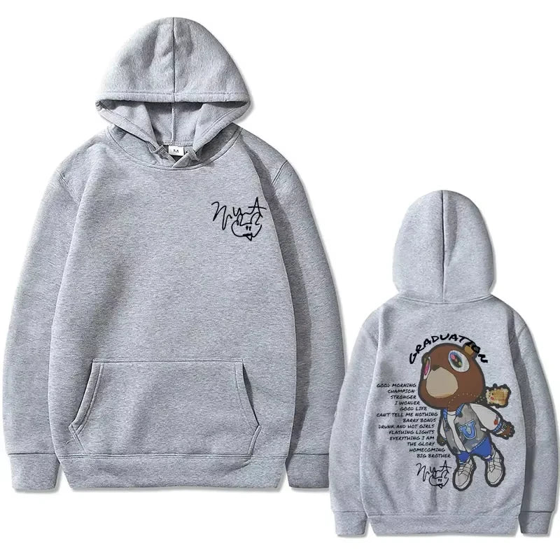 Kanye West Graduation Graphics Hoodie Oversized