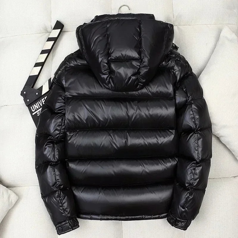 Men Shiny Puffer Jackets