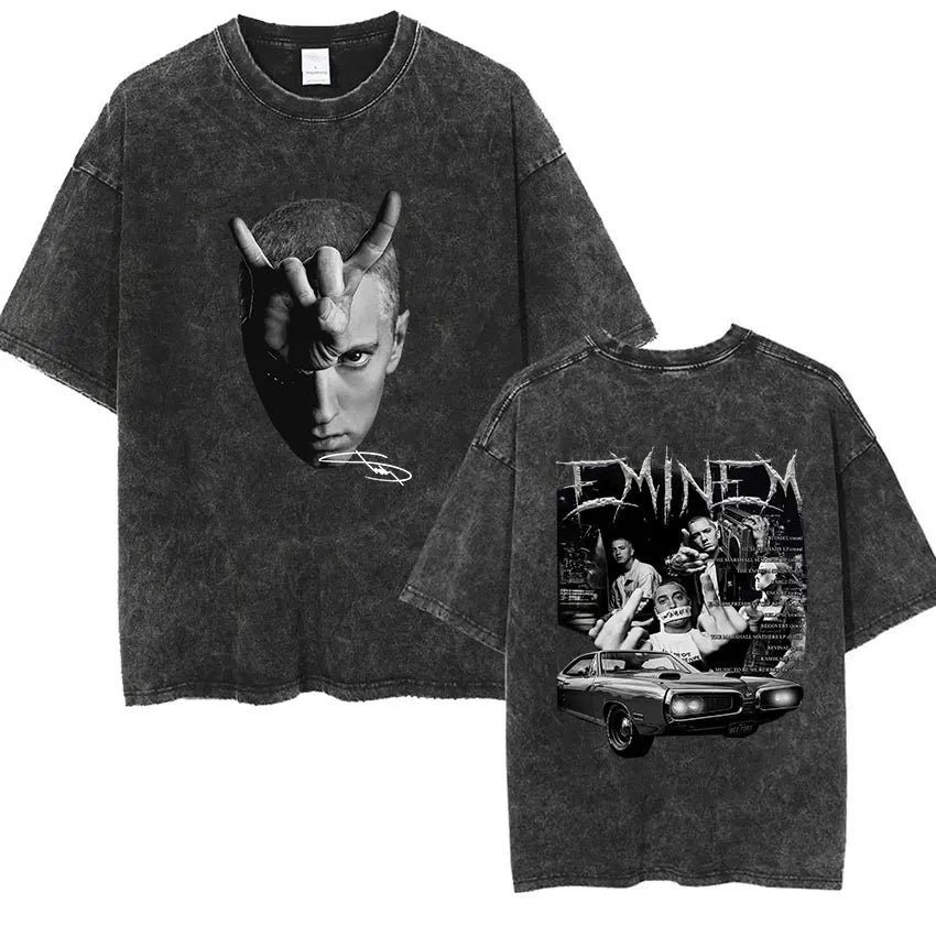 Graphic Vintage Washed Oversized T-shirt Unisex