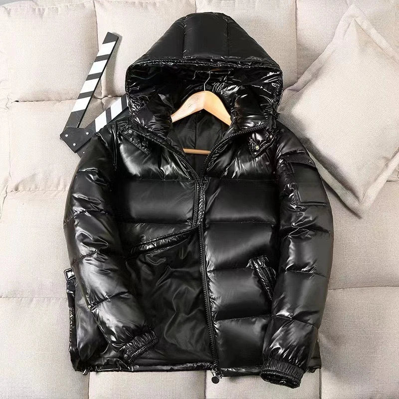 Men Shiny Puffer Jackets
