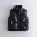 Fashion Streetwear Women Puffy Vest