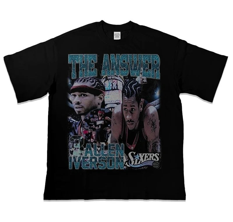 Basketball Short Sleeves T-shirt Streetwear