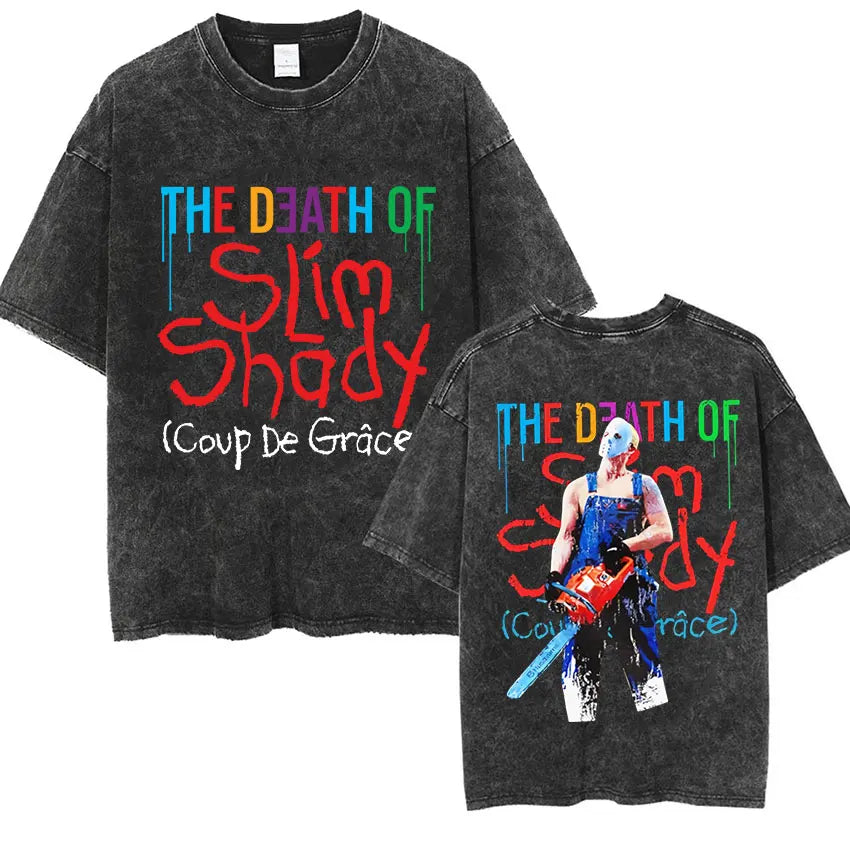 Graphic Vintage Washed Oversized T-shirt Unisex