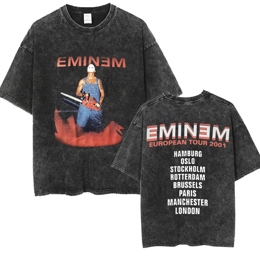 Graphic Vintage Washed Oversized T-shirt Unisex