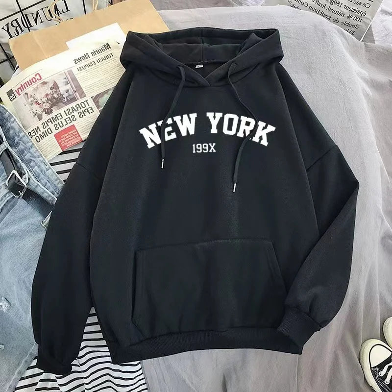 Oversized Plus Velvet Casual Loose Fleece Tops