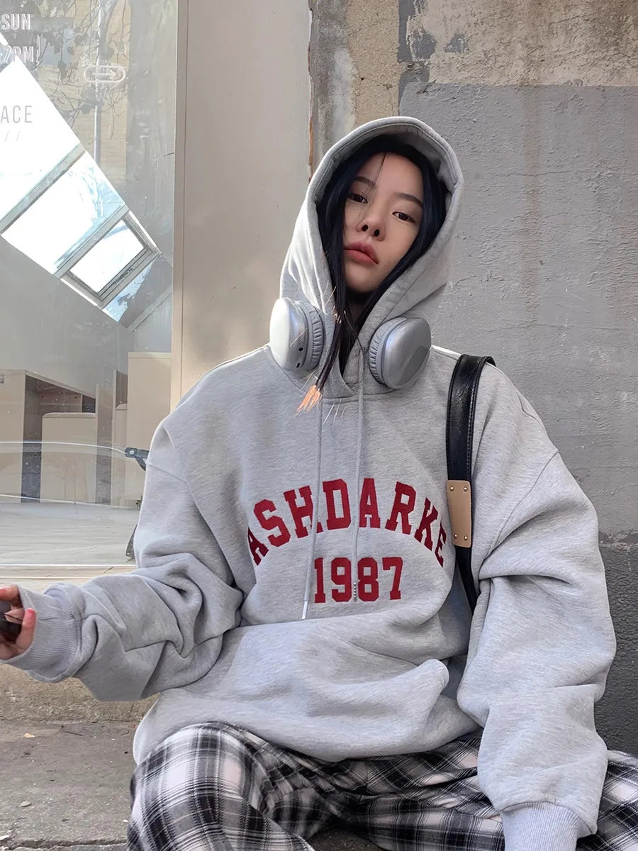 American Medium Loose Heavy Hoodie