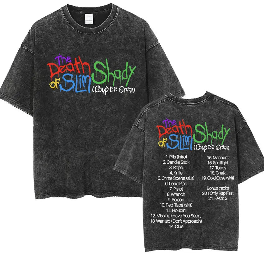 Graphic Vintage Washed Oversized T-shirt Unisex