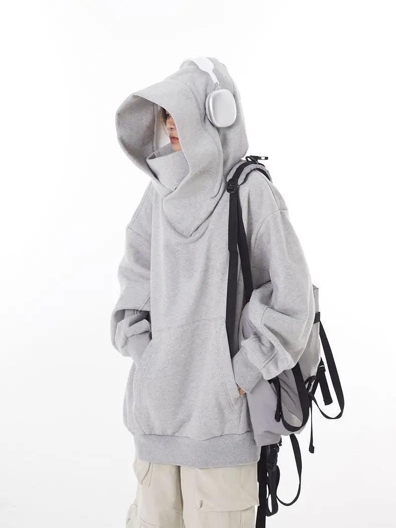 Jacket High Collar Hooded Sweatshirt for Women