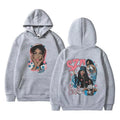 Graphic Print Hoodie Unisex Vintage