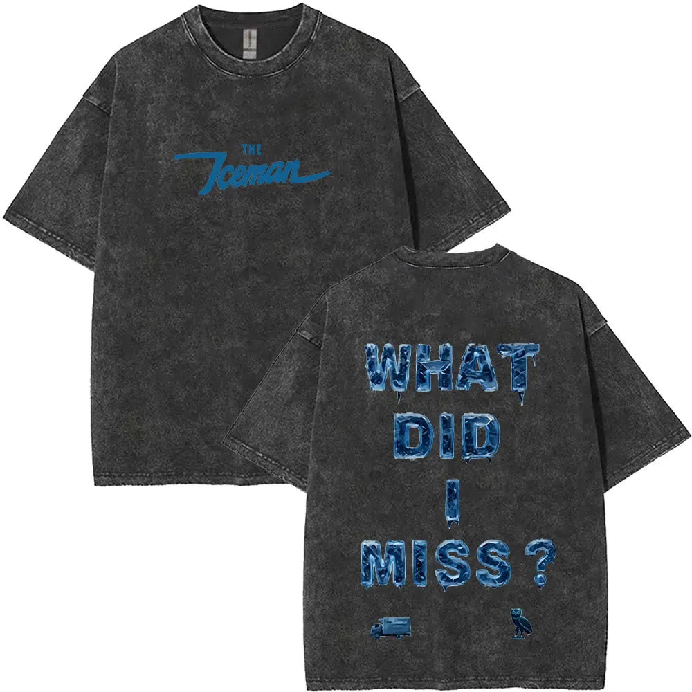 Unisex Washed Vintage Graphic T-shirt