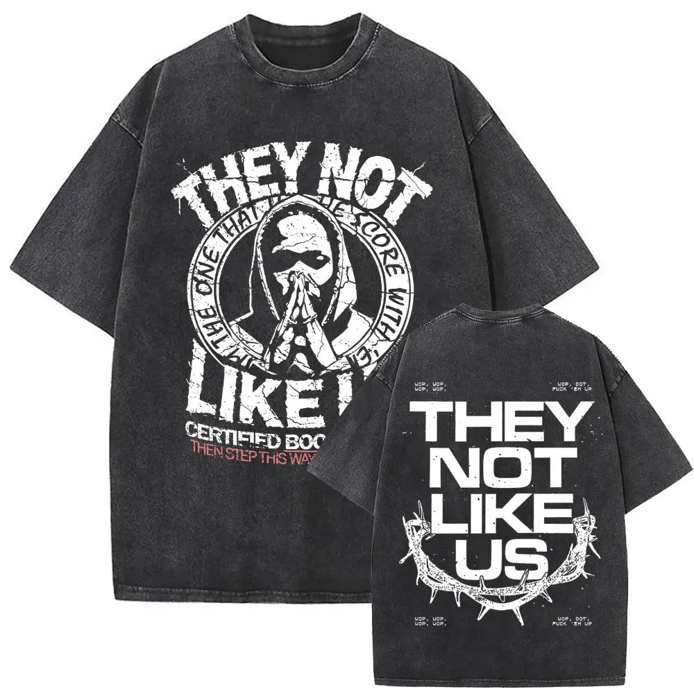 Vintage Summer unisex Hip Hop Oversized Street T Shirt