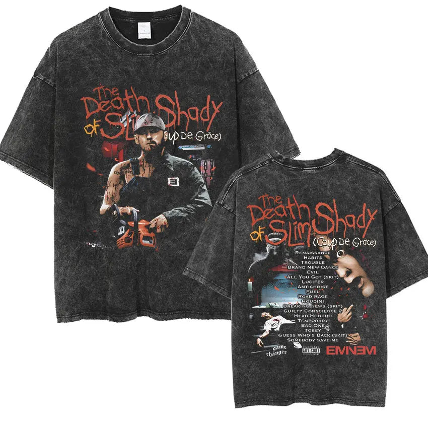 Graphic Vintage Washed Oversized T-shirt Unisex