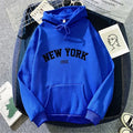 New York Letter Y2k Autumn Winter Oversized