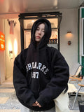 Loose Heavy Pullover Hooded Jacket Autumn Winter New