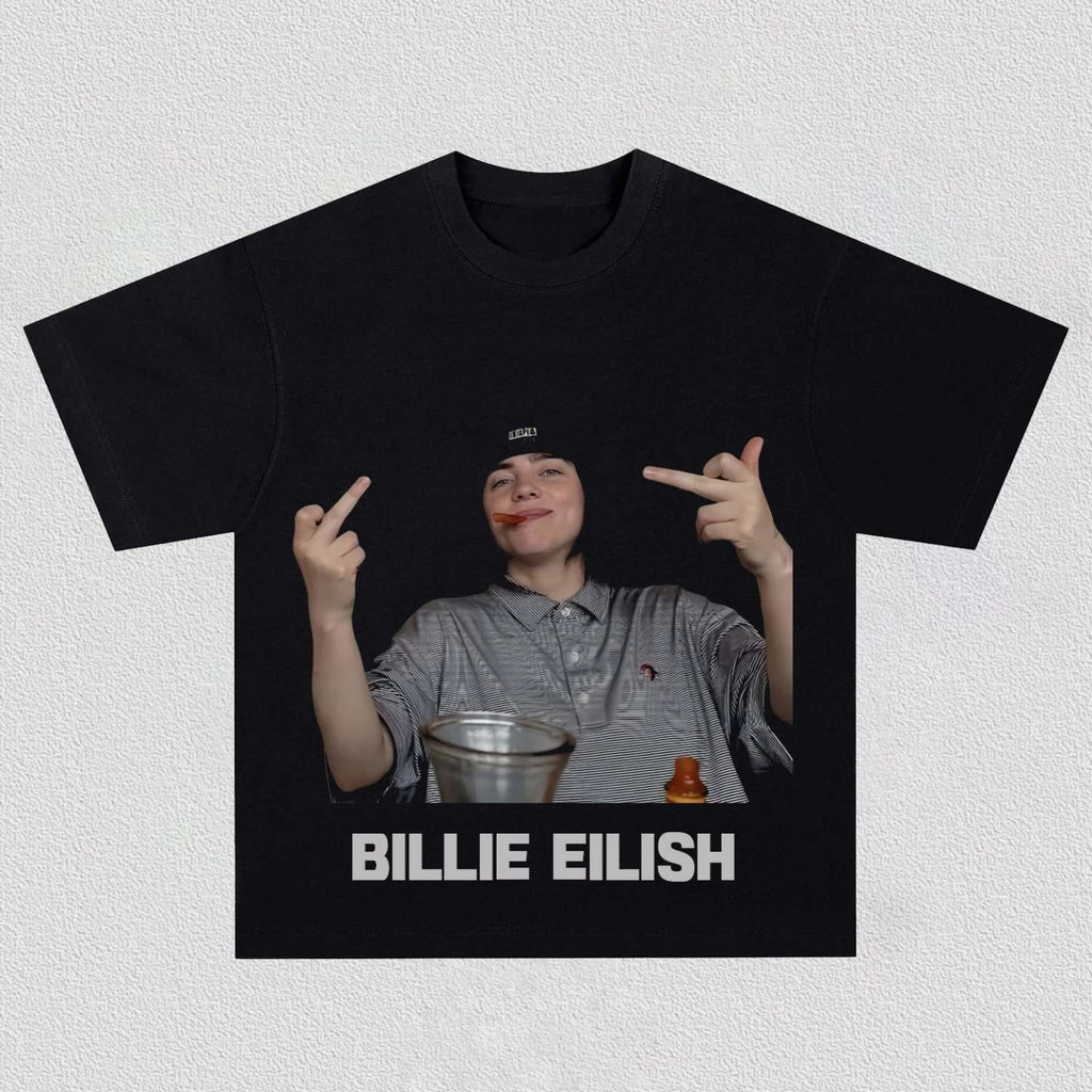 Billie Eilish graphics 100%cotton unisex shirt