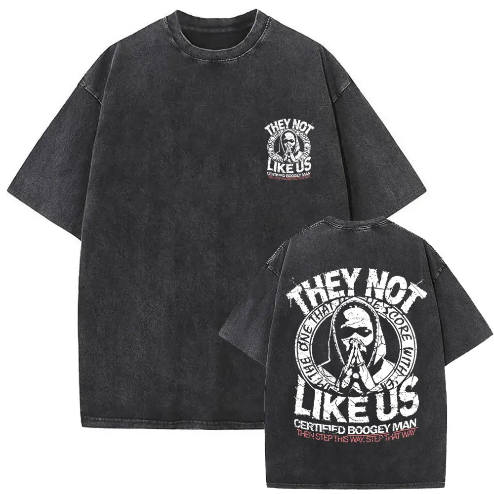 Vintage Summer unisex Hip Hop Oversized Street T Shirt