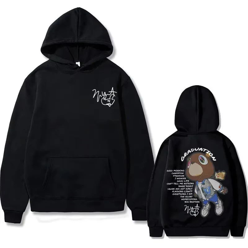 Kanye West Graduation Graphics Hoodie Oversized