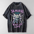Anime Streetwear Washed T-shirt Unisex