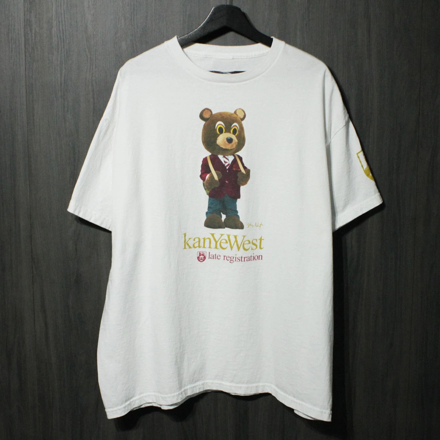 Kanye West Late Registration Bear Graphic T-shirt