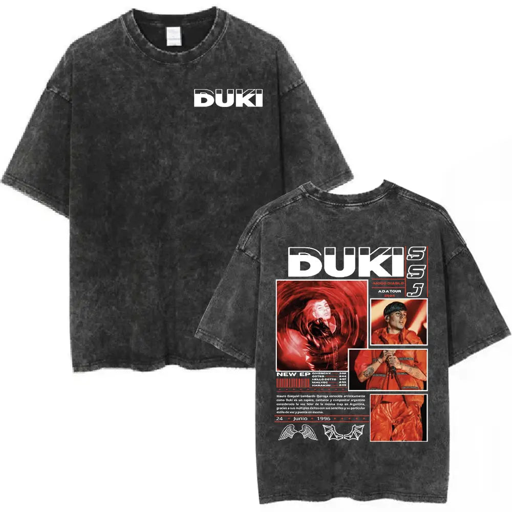 Graphic Washed T-shirt Unisex Oversized Vintage Short Sleeve