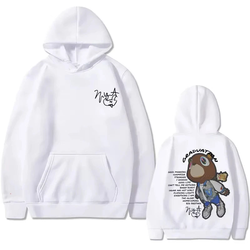 Kanye West Graduation Graphics Hoodie Oversized