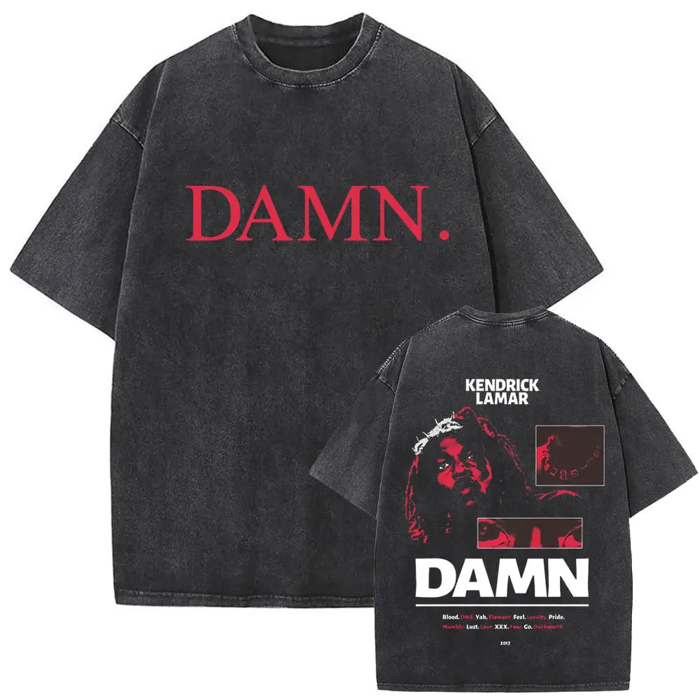 Vintage Summer unisex Hip Hop Oversized Street T Shirt