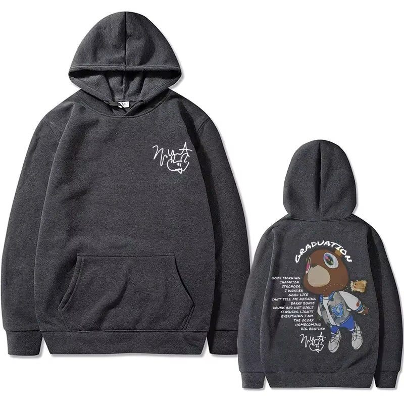 Kanye West Graduation Graphics Hoodie Oversized