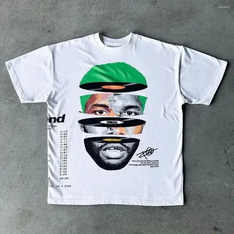 Vintage Casual Unisex Tshirts Short Sleeve